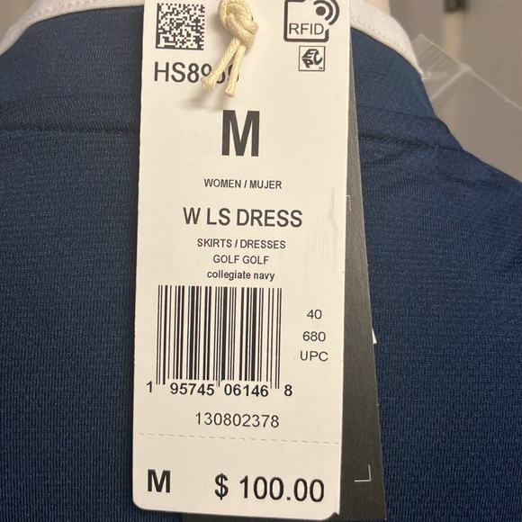 Adidas Golf/Tennis/Athletic/Athleisure Dress w/ Shorties, NWT! - Picture 6 of 10